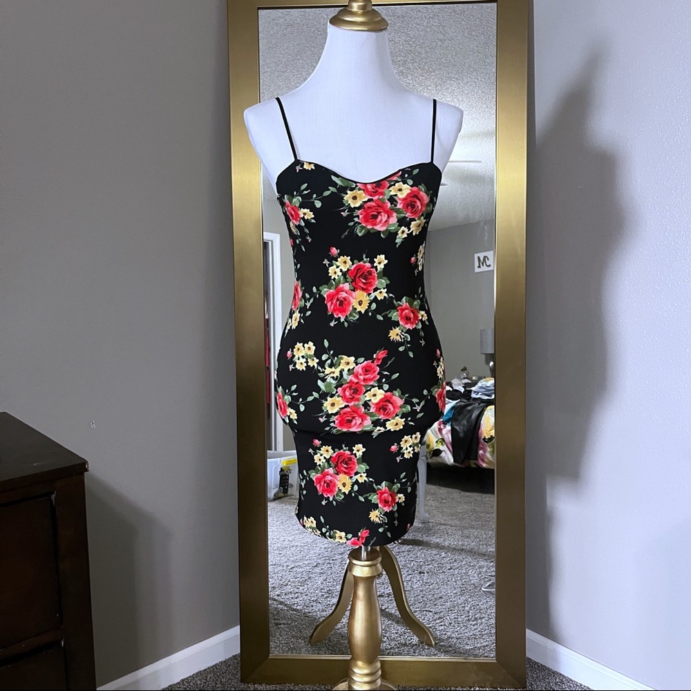 Floral mini dress